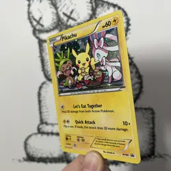 Pikachu XY95 Cosmos Holo Black Star Promo Pokemon Card MINT XY English 2016 - Image 4