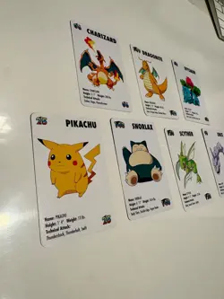 1998 KFC Pokemon Mini Cards Set Lot Charizard Snorlax Pikachu Dragonite + More - Image 2