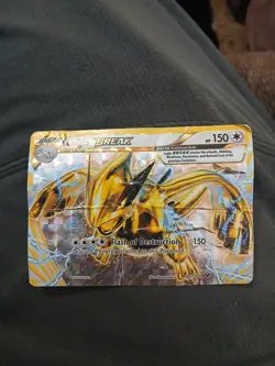 Pokemon TCG Ultra Rare Holo Card Lugia Break 79/124 Horrible Condition 2016 - Image 1
