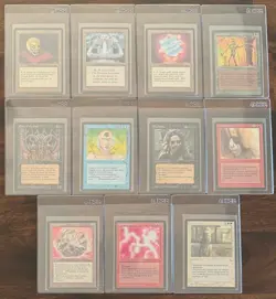 MAGIC THE GATHERING VINTAGE THE DARK CARD LOT Dust Fellwar Stone Ball Lightning - Image 1