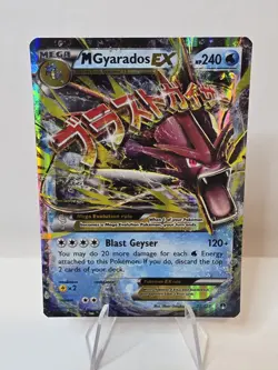 Pokemon Mega Gyarados EX TCG Holo Ultra Rare Card Breakpoint 27/122 NM - Image 1