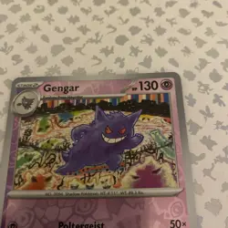 Pokemon Card Gengar Pokemon 151 Reverse Holo Rare 094/165 Near Mint - Image 3