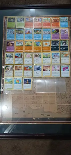 Pokemon Go 2022 Card Lot 38 Different Cards 12 Uncommon 20 Common 6 Trainer - Image 1