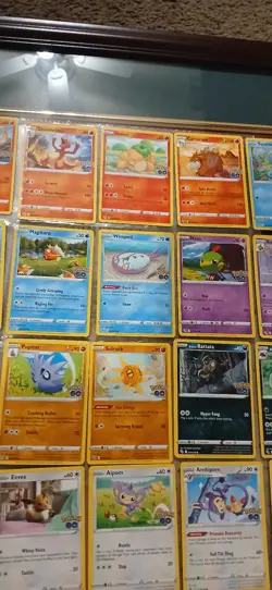 Pokemon Go 2022 Card Lot 38 Different Cards 12 Uncommon 20 Common 6 Trainer - Image 3