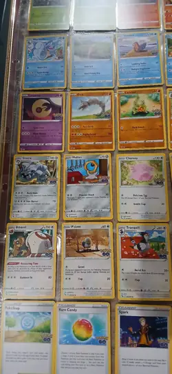 Pokemon Go 2022 Card Lot 38 Different Cards 12 Uncommon 20 Common 6 Trainer - Image 5