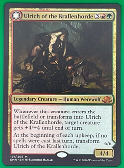 MTG - Ulrich of the Krallenhorde - Eldritch Moon - NM Condition- MAGIC CARD - Image 1