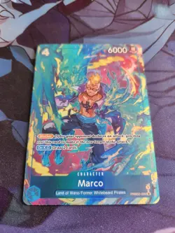 One Piece Card Game TCG Marco PRB02-008 Alt Art M/NM Condition - Image 1