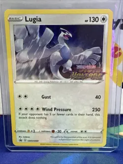 Lugia - SWSH069 - Pokemon Sword & Shield Promo PreRelease Holo Rare Card NM - Image 1