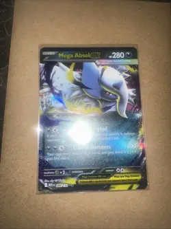 Mega Absol EX Pokemon Card - Terminal Period & Claw of Darkness Moves - Image 2