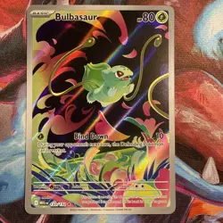 Pokemon Bulbasaur Holo Card 133/132 Me01: Mega Evolution NM Condition - Image 2