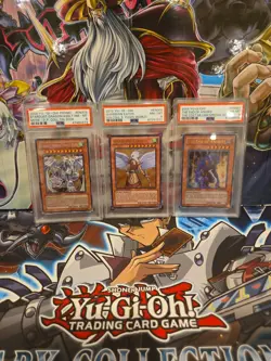 Lot Of 3 PSA Graded Limited Edition Yu-Gi-Oh Cards - Image 1