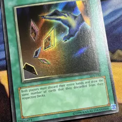 FOILSHIFT MISPRINT Yu-Gi-Oh 2002 Card Destruction SDY-042 Holo - Image 2