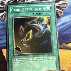 FOILSHIFT MISPRINT Yu-Gi-Oh 2002 Card Destruction SDY-042 Holo - Image 3