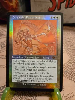 MTG Serra the Benevolent MagicFest Cards Foil Retro Frame Mythic NM - Image 1