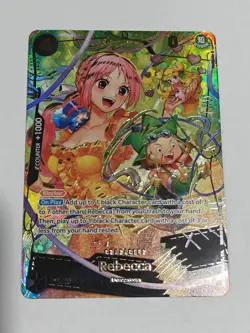 Rebecca SP OP05-091 SR Parallel THE BEST vol.2 One Piece Card English TCG - Image 1