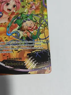 Rebecca SP OP05-091 SR Parallel THE BEST vol.2 One Piece Card English TCG - Image 2