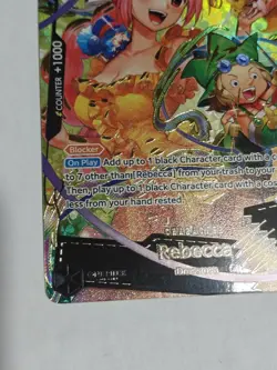 Rebecca SP OP05-091 SR Parallel THE BEST vol.2 One Piece Card English TCG - Image 5