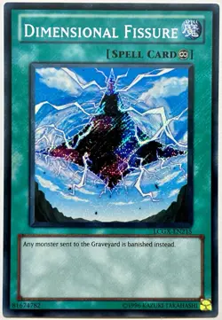 LCGX-EN215 Dimensional Fissure - Secret Rare Unlimited Near Mint YuGiOh Card - Image 1