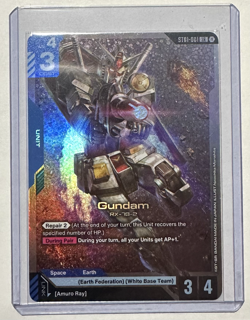 Gundam TCG Card Game Gundam ST01-001 LR Starter Deck RX-78-2 AUC1/2 - Image 1