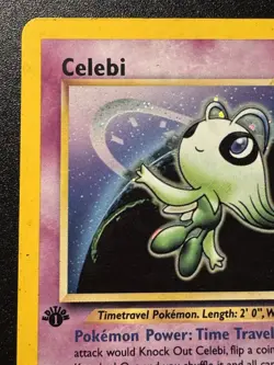 1st Edition Celebi 3/64 Neo Revelation Pokemon Card Holo Foil Rare HP - Image 3