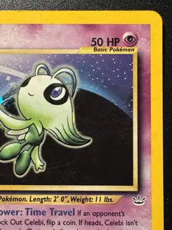 1st Edition Celebi 3/64 Neo Revelation Pokemon Card Holo Foil Rare HP - Image 4