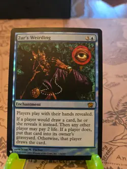 MtG Zur's Weirding The List Reprints Foil Rare NM - Image 1