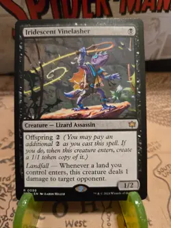 MTG Iridescent Vinelasher Bloomburrow Regular Rare NM - Image 1