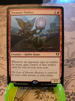 MTG Treasure Nabber Commander Masters Regular Rare NM - Image 1