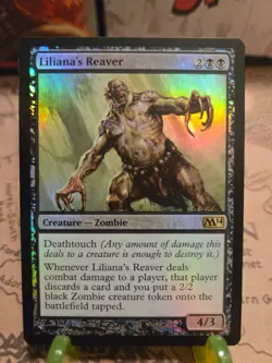 MTG Liliana's Reaver Core Set 2014 Foil Rare NM - Image 1