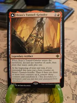 MTG Brass's Tunnel-Grinder The Lost Caverns of Ixalan Regular Rare NM - Image 1