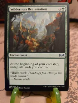 MTG Wilderness Reclamation Ravnica Allegiance Regular Uncommon NM - Image 1