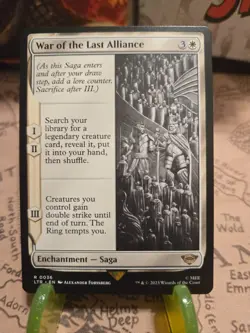 MTG War of the Last Alliance the Lord of the Rings Regular Rare NM - Image 1
