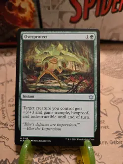 MTG Overprotect Bloomburrow Regular Uncommon NM - Image 1