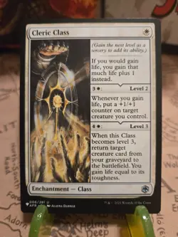 MTG Cleric Class The List Adventures in the Forgotten Realms Regular Uncommon NM - Image 1