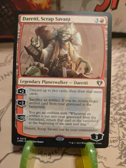 MTG Daretti, Scrap Savant Commander Masters Regular Rare NM - Image 1