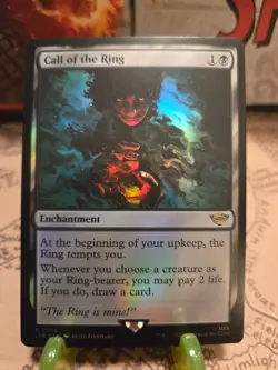 MTG Call of the Ring Universes Beyond: the Lord of the Rings Foil Rare NM - Image 1