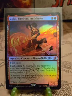 MTG Zuko, Firebending Master Avatar: The Last Airbender: Eternal-Legal Foil NM - Image 1