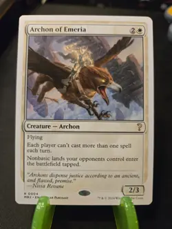 MTG Archon of Emeria Mystery Booster 2 Regular White Border Rare NM - Image 1