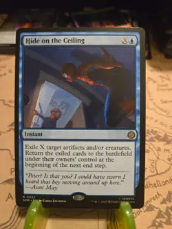 MTG Hide on the Ceiling Marvel's Spider-Man Regular Rare NM - Image 1