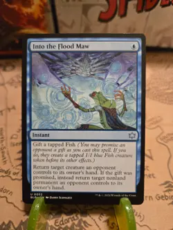 MTG Into the Flood Maw Bloomburrow Regular Uncommon NM - Image 1