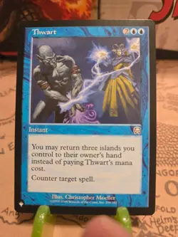 MTG Thwart The List Mercadian Masques Reprints Regular Uncommon NM - Image 1