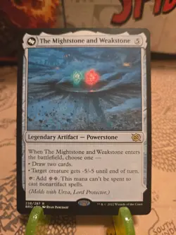 MTG The Mightstone and Weakstone The Brothers' War Regular Rare NM - Image 1