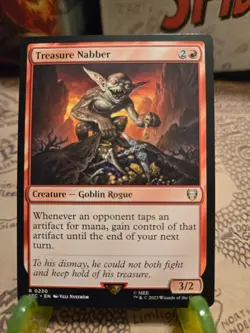 MTG Treasure Nabber Commander: the Lord of the Rings Regular Rare NM - Image 1