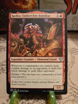 MTG Kediss, Emberclaw Familiar Commander Legends Regular Uncommon NM - Image 1