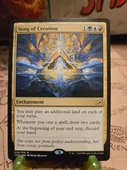 MTG Song of Creation Ikoria: Lair of Behemoths Regular Rare NM - Image 1
