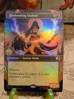 MTG Firebending Student Avatar: The Last Airbender Foil Rare NM - Image 1