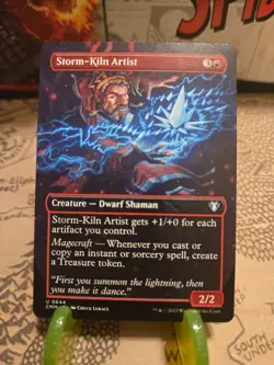 MTG Storm-Kiln Artist Commander Masters Regular Borderless Uncommon NM - Image 1