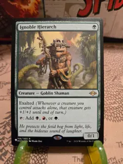MTG Ignoble Hierarch Modern Horizons 2 Regular Rare NM - Image 1