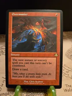 MTG Overmaster Dominaria Remastered Regular Retro Frame Rare NM - Image 1