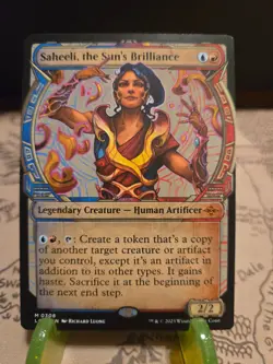 MTG Saheeli, the Sun's Brilliance The Lost Caverns of Ixalan Showcase Mythic NM - Image 1